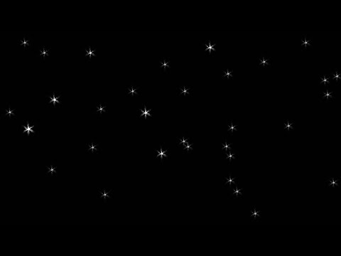 Мерцающие звезды ночное небо - футаж для видео монтажа. | Бесплатные футажи для монтажа