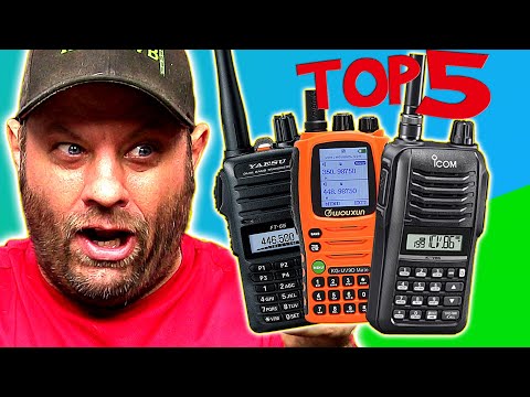 Top 5 ANALOG Handheld Ham Radios for 2022 | Best Handheld Ham Radio
