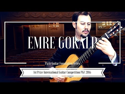 PGF Series - Emre Gokalp, 1st Prize of the International Guitar Competition PGF 2016