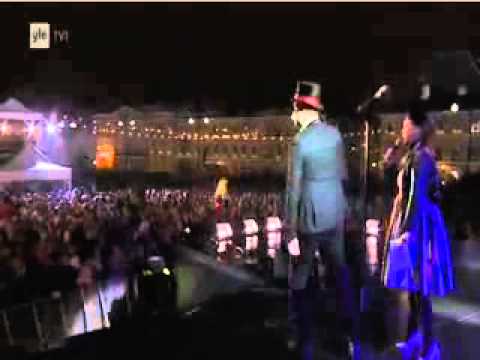 ~~Osmo Ikonen~~ Finnish national anthem/ Jumpin´Jack Flash/ Land of the 1000 dances~~