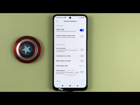 How to enable/disable Silent Mode on Xiaomi Redmi Note 11 Android 12