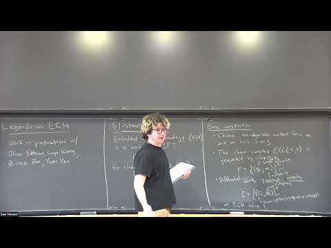 Legendrian ECH - Julian Chaidez