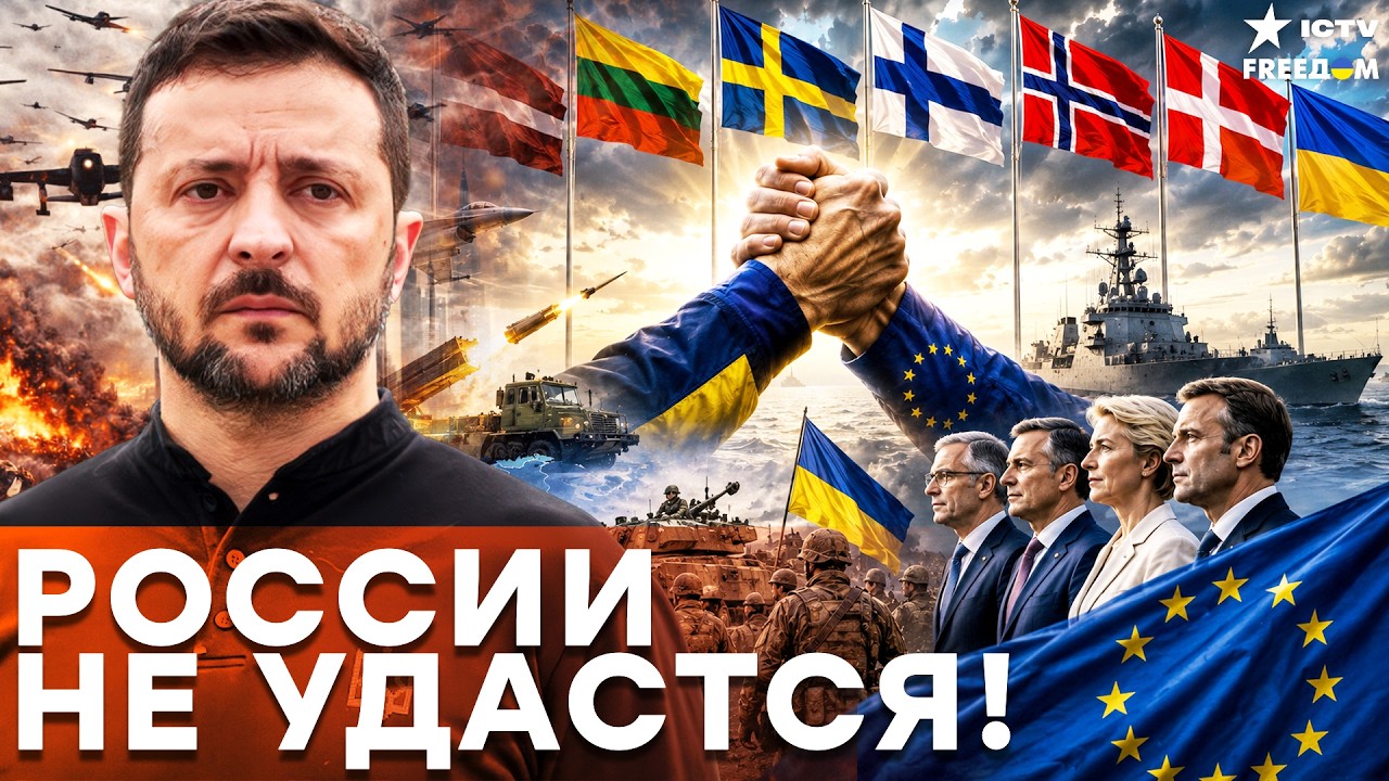 МОЩНЫЙ УДАР ПО ПЛАНАМ КРЕМЛЯ! ЕВРОПА РЕЗКО УСИЛИВАЕТ ПОДДЕРЖКУ УКРАИНЫ