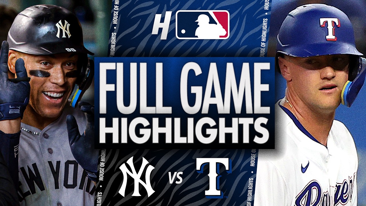 ⚾ [MLB] 뉴욕 양키스 vs 텍사스 레인저스 하이라이트
