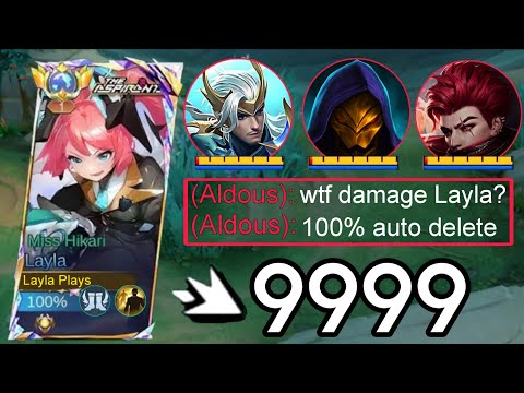 LAYLA BEST META DESTROYER BUILD FOR ONE SHOT!!🔥 (100% BROKEN!) -  LAYLA BEST BUILD 2025! - MUST TRY
