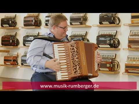 Akkordeon Brandoni Mod 144W LI - Franziskaner Boarischer / Olé Guapa gespielt von Bernhard Kohlhauf