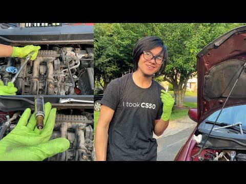 How To Remove 8 Spark Plugs & Ignition Coils Front & Rear Honda Insight 2ZE | Solving Misfire P030X