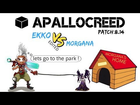 Apallocreed | Ekko vs Morgana mid Ranked Patch 8.14 (Edited)