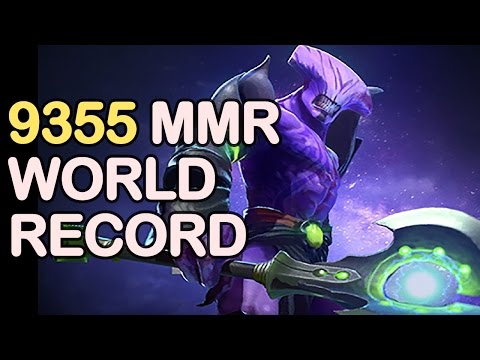 9355 MMR - NEW World Record! - Road to 10k by Miracle- GOD Dota 2