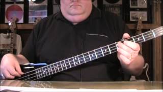 Elvis Presley Suspicious Minds Bass Cover with notes and tab