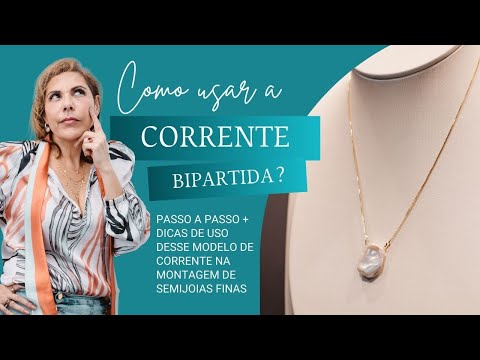 Como usar a Corrente Bipartida na Montagem de Semijoias - Pedra Mística