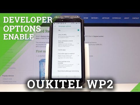 How to Unlock Developer Options on OUKITEL WP2 -  OEM Unlock / USB Debugging
