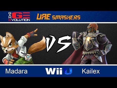 Game Evolution 2015 SSB4: Kailex (Lucina, Diddy Kong, Ganondorf) vs Madara (Fox) - WR2