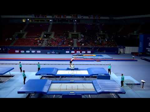 MASHARIPOV Jurabek (UZB) M - 2022 Trampoline Worlds, Sofia (BUL) - Q Trampoline Exercise 2