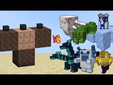 Crackers Wither Storm vs The Twilight Forest Mobs - Minecraft Mob Battle...