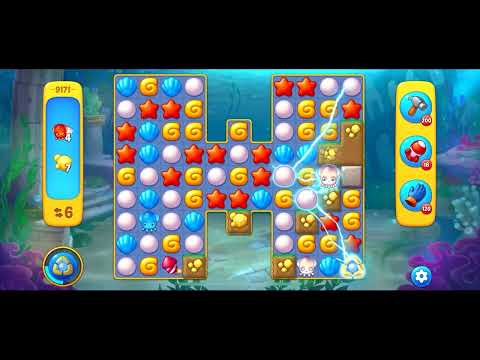 Fishdom level 9171 no boosters フィッシュダム