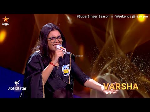 Glimpse of Paadhavathi Song by #Varsha❤️‍🔥😍| Super Singer Season 11 | Episode Promo