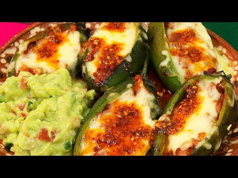 Chiles rellenos de chorizo