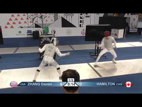 Cairo Worlds 2021 CMF - L8 - Zhang USA v Hamilton CAN