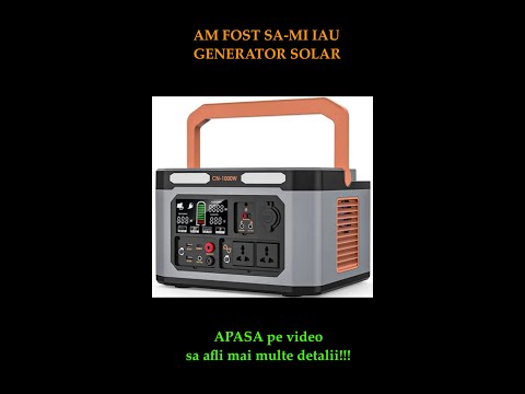 Mi-am luat Generator Solar