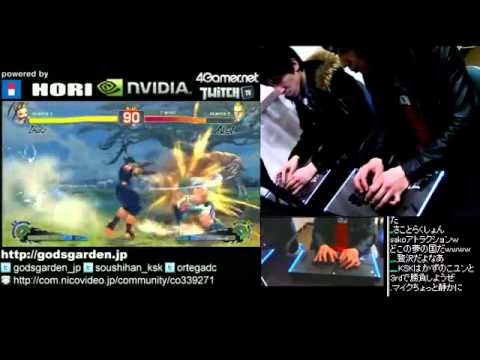 SSF4 AE Ver.2012 HORI X KAO TV   Sako (Ibuki) vs Kazunoko (Yun) Nekojita (Abel)