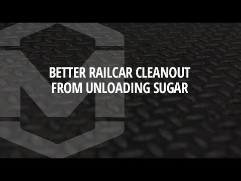 Better Railcar Cleanout from Unloading Sugar