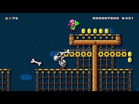 World 8-C Gluttonous Galleon by 3rd Bunny - Super Mario Maker 2 - No Commentary 1ca