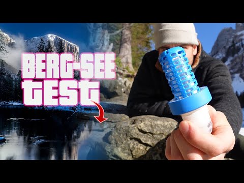 Wasserfilter Test-Katadyn be free Praxistest am Bergsee/kann man bedenkenlos aus einem See trinken?