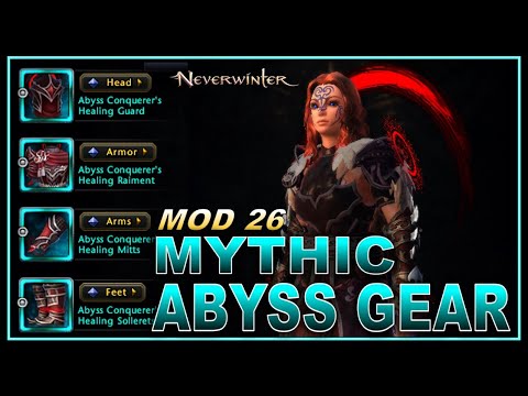 16 NEW Mythic Abyss Gear w/ Mod 26! (some bis) Fancy Visuals! (tested) - Neverwinter Preview