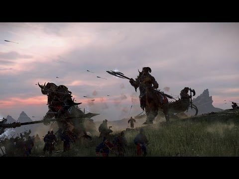 BANDITS vs DRAGON OGRES SHAGGOTHS - Total War: WARHAMMER