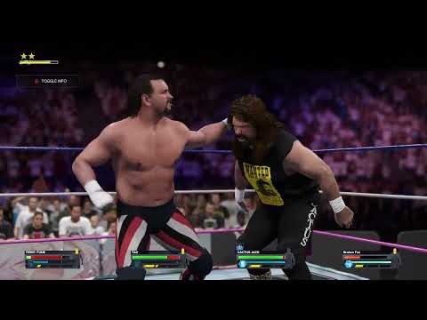 ASLU SHOW 38 FATAL 4 WAY HARDCORE TITLE TERRY FUNK VS TAZZ VS CACTUS JACK VS BROKEN FOX