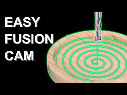 Your First CAM Program Simplified (Autodesk Fusion 360)