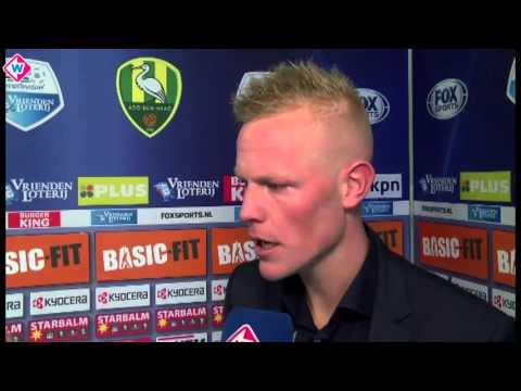 ADO-speler Tom Beugelsdijk na ADO Den Haag - Ajax