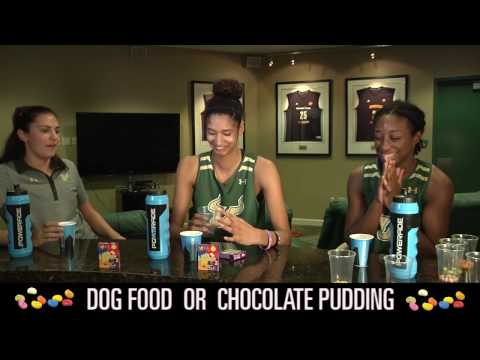 USF Women's Basketball plays BeanBoozled