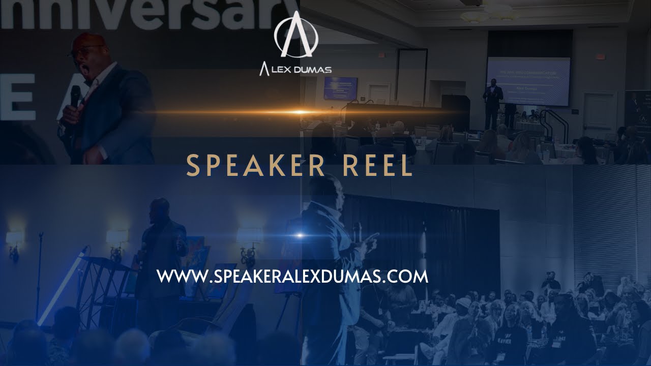 Promotional video thumbnail 1 for Alex Dumas | Keynote Speaker & Emcee