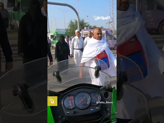 على دراجة نارية.. أردني يقطع 3000 كم لأداء العمرة