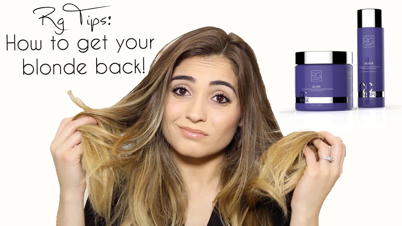 RG Tips: Keeping up with blonde hair