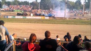 preview picture of video 'Demolition Derby at Ashtabula County Fair - Day 1 Heat 1 - August 7th, 2014'