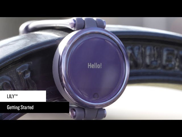 Video teaser for Garmin Lily Smartwatch: Getting Started