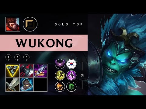 Wukong Top vs Poppy - KR Master Patch 25.24