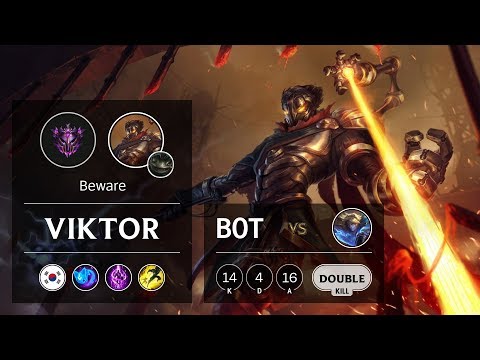 Viktor Bot vs Ezreal - KR Master Patch 9.15