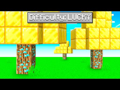 I Unlocked "LUCKY" MODE In Minecraft!