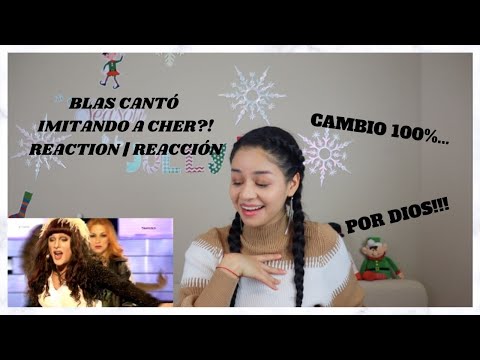 BLAS CANTÓ imita a CHER - Tu cara me suena REACTION | REACCIÓN