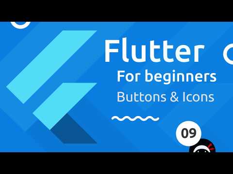 Flutter Tutorial for Beginners 9 Buttons Icons