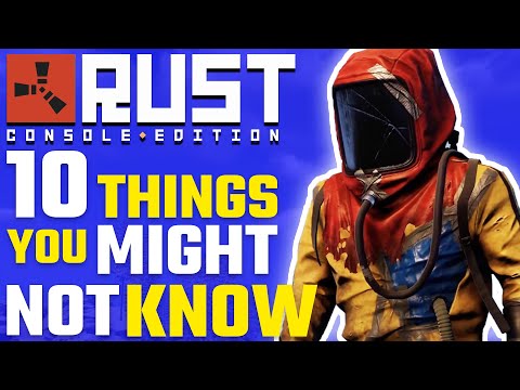 10 Things you MIGHT not know // Rust Console Tips & Tricks