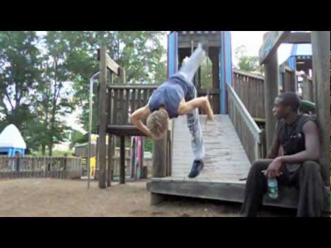 Slow motion Flips, Parkour, and Tricking
