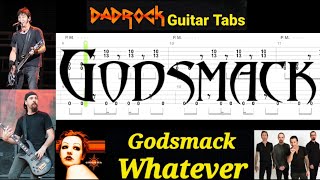 Whatever - Godsmack - Guitar + Bass TABS Lesson