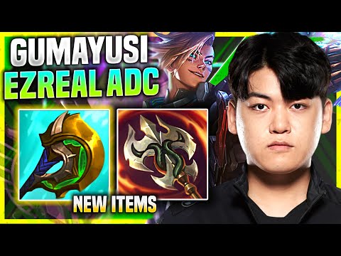 GUMAYUSI PICKS EZREAL WITH NEW ITEM DIVINE SUNDERER! - T1 Gumayusi Plays Ezreal ADC vs Jhin!