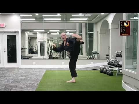 Kick Combinations: Round, cross step Back, Side – Shihan Rod Lindgren