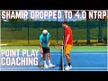 Point Play Coaching | Shamir Dropped to 4.0 NTRP